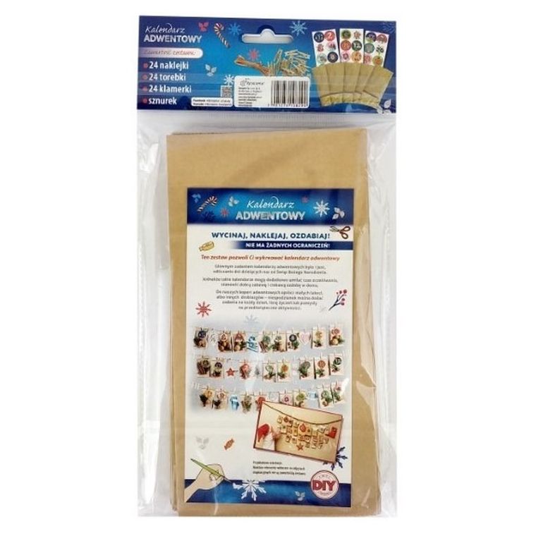 Beniamin, kalendarz adwentowy DIY