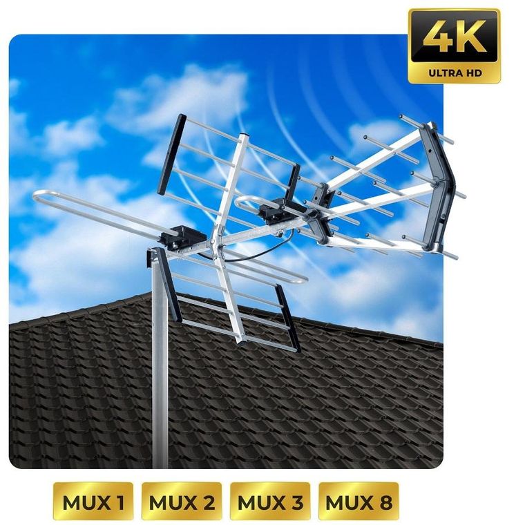 Berdsen, antena zewnętrzna kierunkowa TV, ultra HD 4K, BD-950
