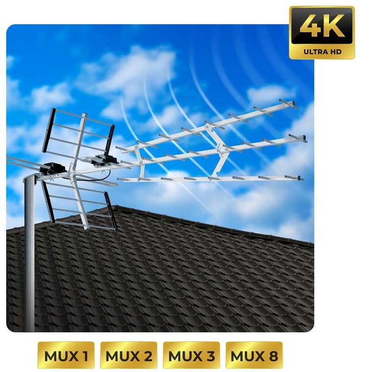 Berdsen, antena zewnętrzna kierunkowa TV, ultra HD 4K, BD-952