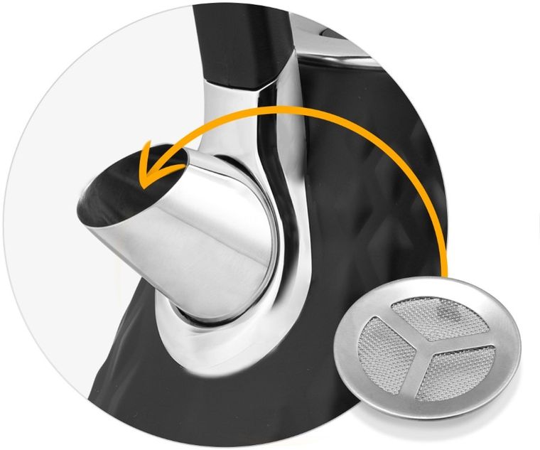 Berdsen, czajnik elektryczny, czarny, 1.7l, BD-700