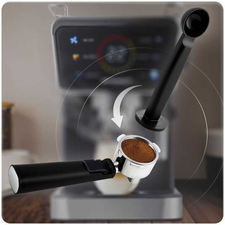 Berdsen, ekspres do kawy kolbowy, 20 bar, czarny, BD-771