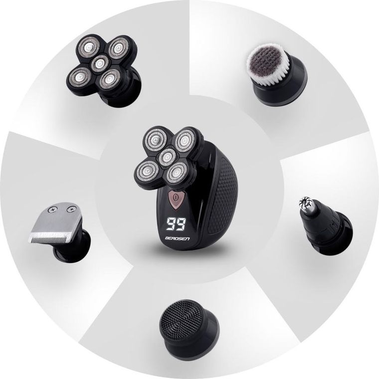 Berdsen, golarka elektryczna, czarna, BD-265