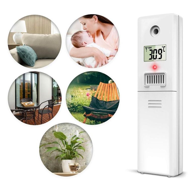 Berdsen, nadajnik do stacji pogodowej, biały