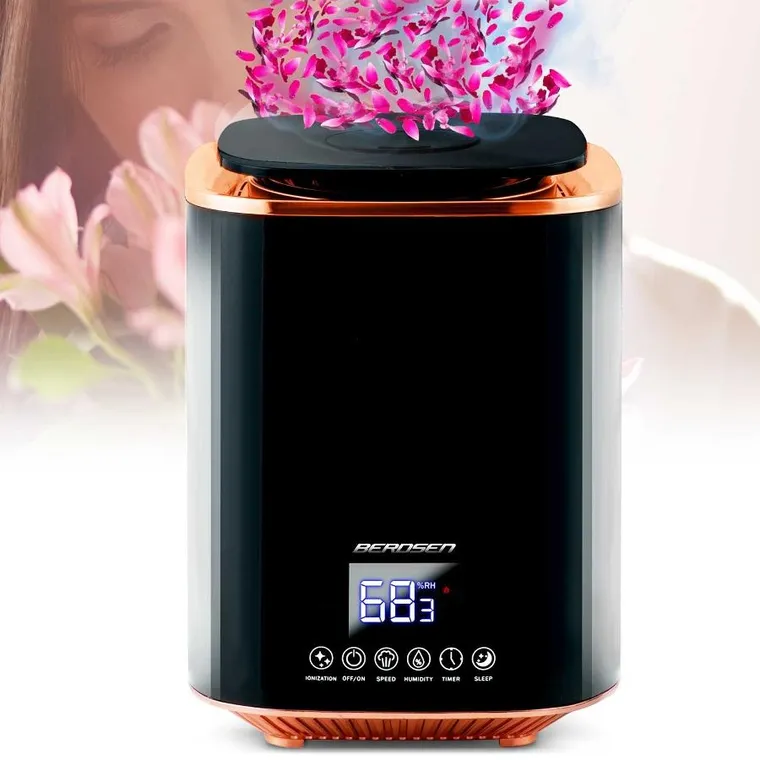 Berdsen, nawilżacz powietrza, czarny, BD-502