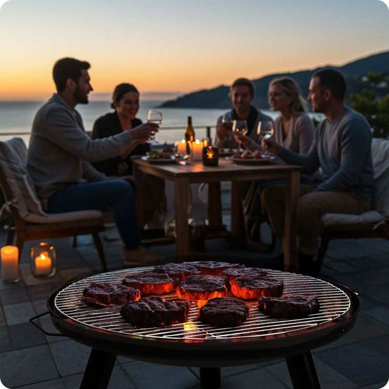 Berdsen, palenisko ogrodowe z rusztem 60 cm Berdsen BD-881