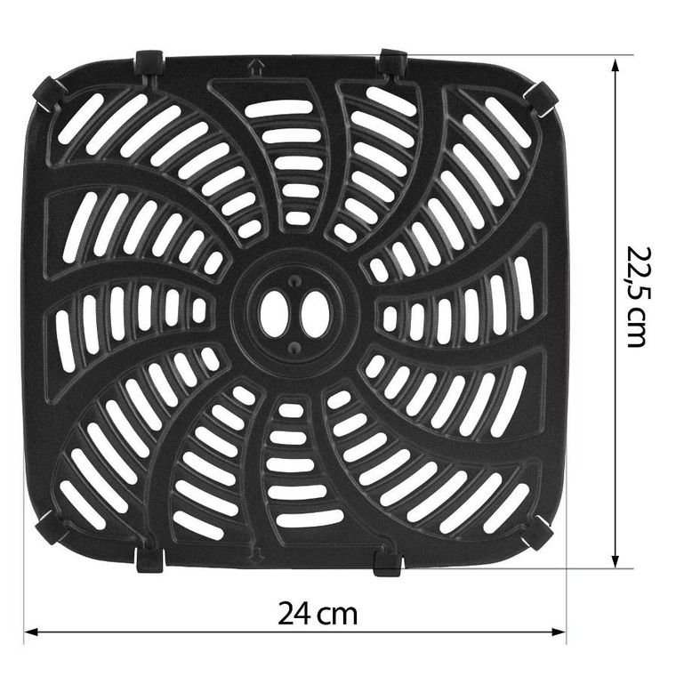 Berdsen, ruszt tacka do frytkownicy beztłuszczowej, 23-22 cm, BD-655