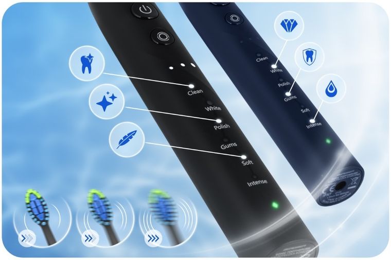 Berdsen, szczoteczka soniczna do zębów, Galaxy Duo, 2 szt.