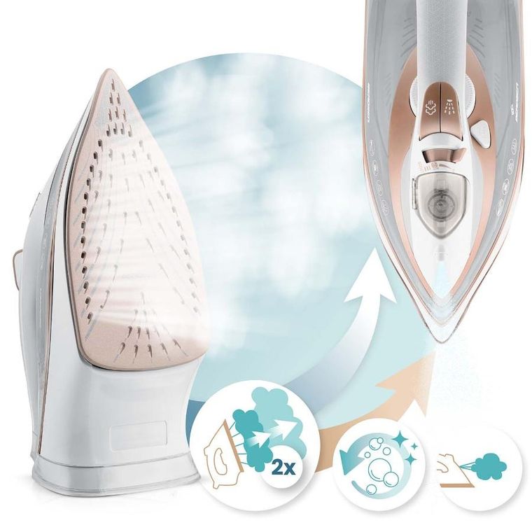 Berdsen, żelazko parowe, ceramiczna powłoka, praca w pionie, 3000W, BD-332