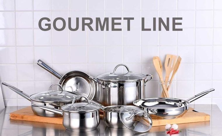 Bergner, Gourmet Line, patelnia stalowa, xylan, 24 cm