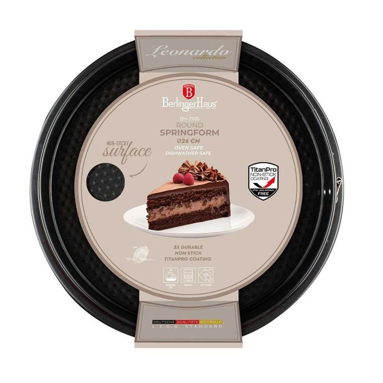 Berlinger Haus, Leonardo, tortownica, forma tytanowa, 26 cm