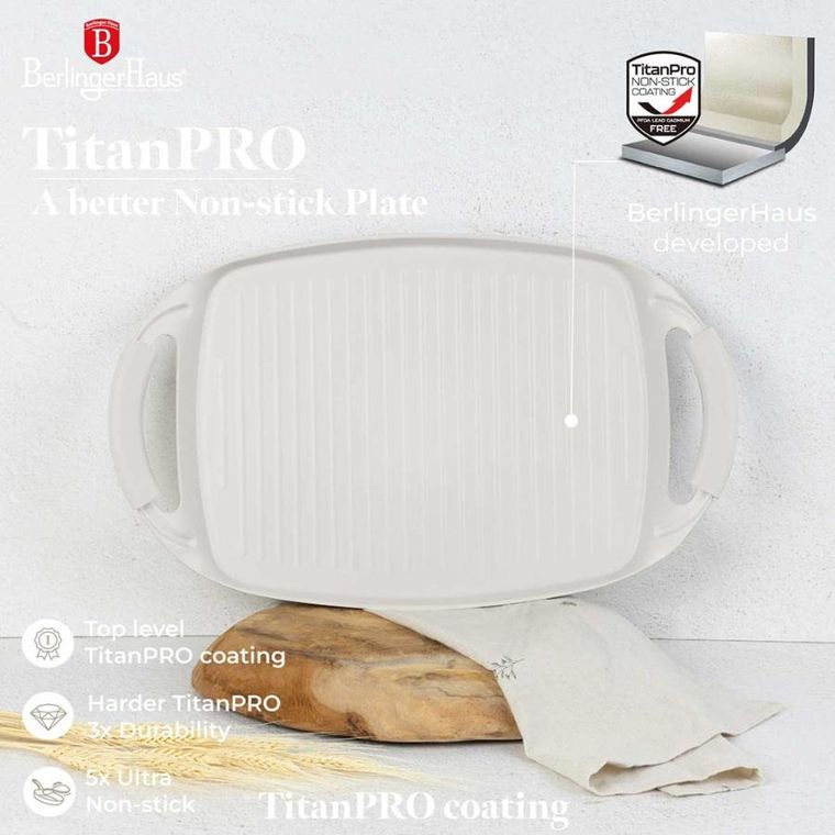 Berlinger Haus, Sahara, płyta grillowa tytanowa, 47 cm