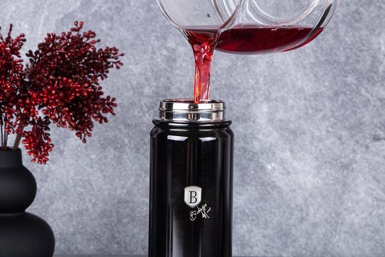 Berlinger Haus, Shiny Black, sportowa butelka, 720 ml, BH-7770