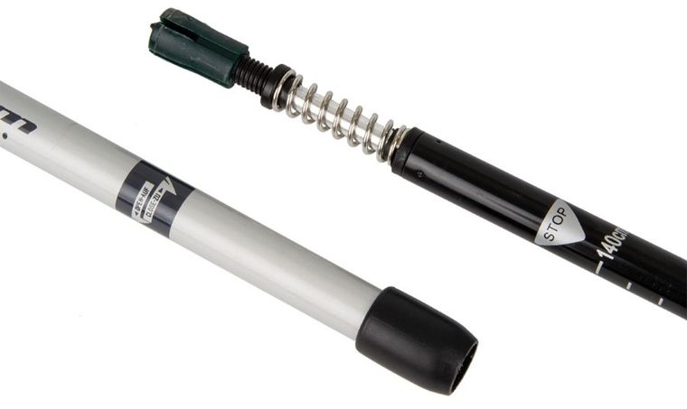 Best Sporting, kije do nordic walking, 2-sekwencje, czarne