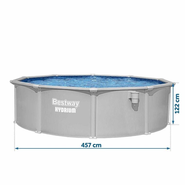 Bestway, basen ogrodowy, panelowy, całoroczny, 13w1, 457-122 cm