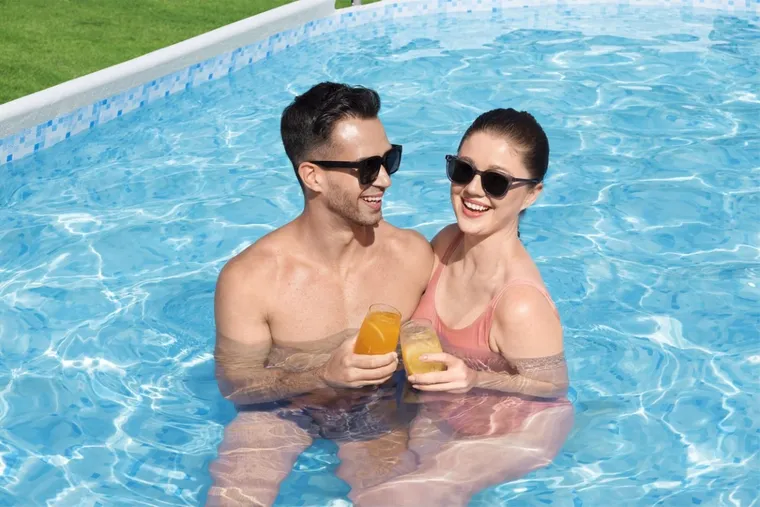 Bestway, basen ogrodowy, stelażowy, 488-305-107 cm, zestaw 18w1