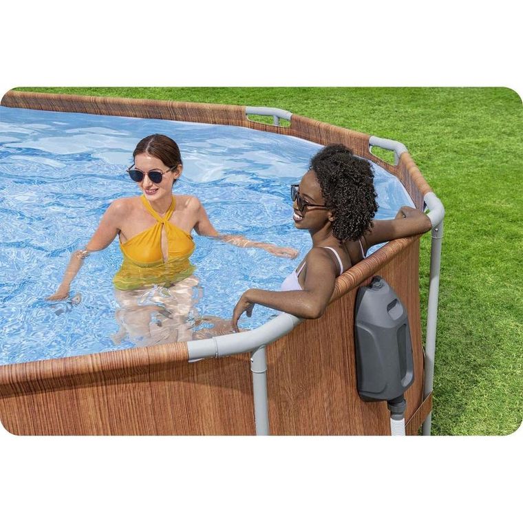 Bestway, basen ogrodowy, stelażowy, zestaw 13w1, 610-366-122 cm