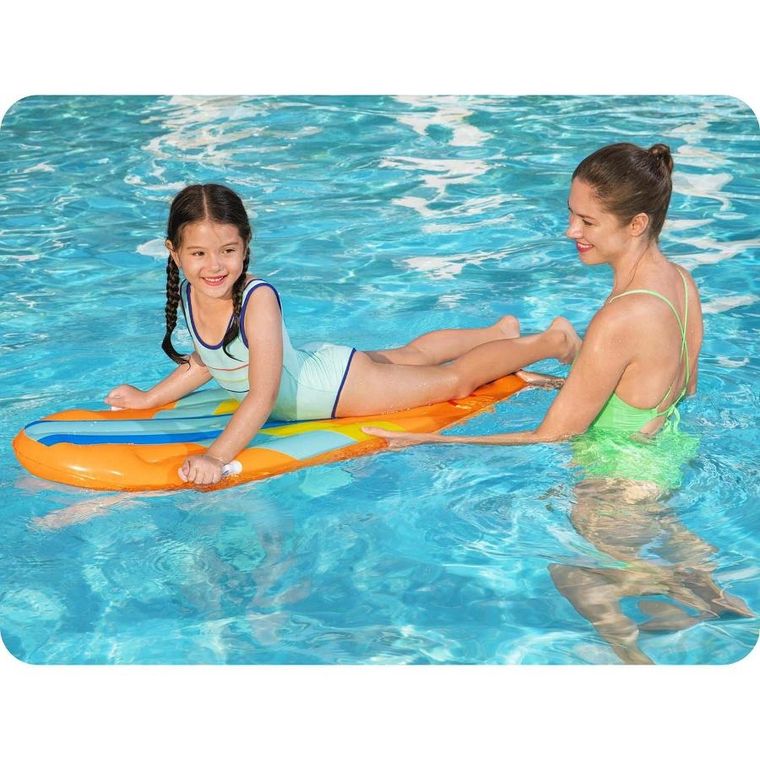 Bestway, dmuchana deska do pływania, pomarańczowa, 114-46 cm