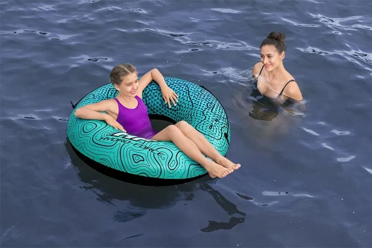 Bestway, dmuchane koło do pływania, niebieskie, 106 cm