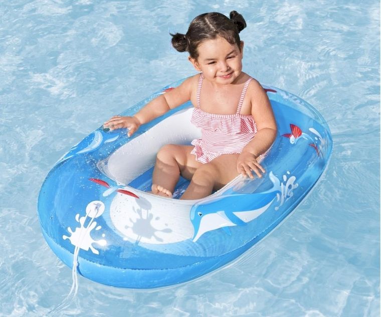 Bestway, łódka do pływania, delfin, 1,02m x 69 cm