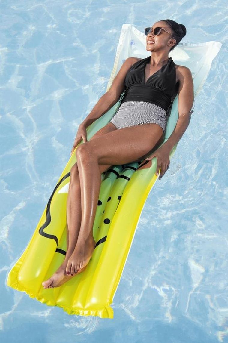 Bestway, materac dmuchany, cytrynka, 183-69 cm