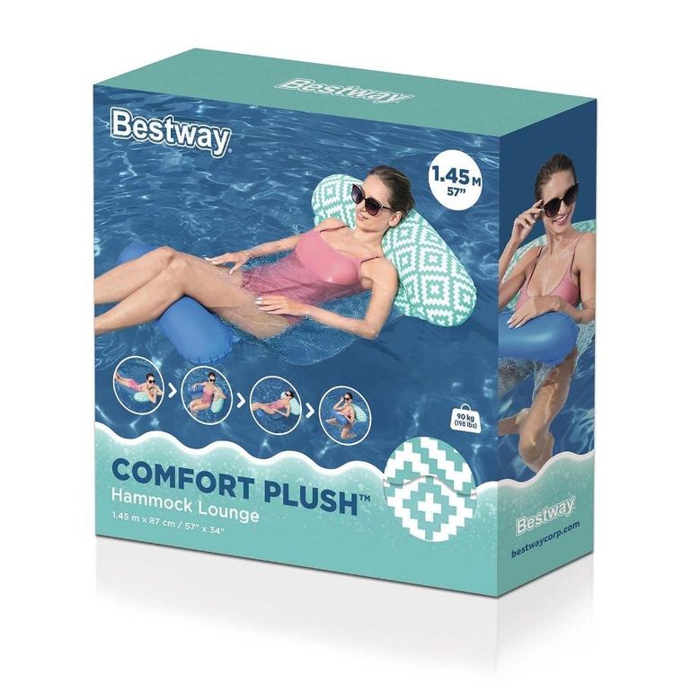 Bestway, materac dmuchany do pływania, Comfort Plush