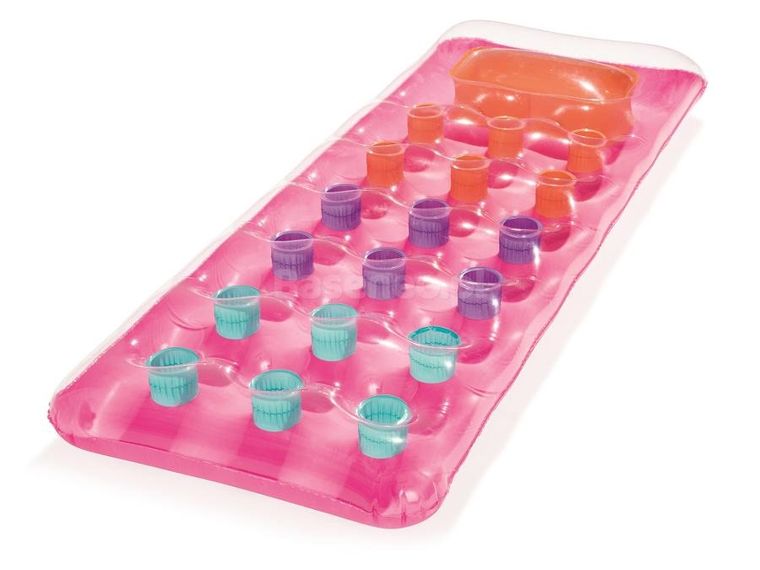 Bestway, materac plażowy z okienkiem, przeźroczysty, 188-71 cm