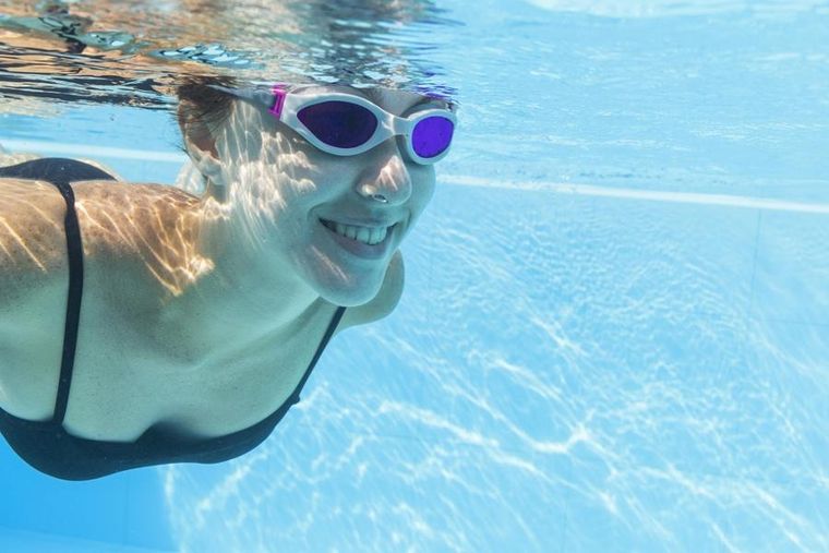 Bestway, okulary do pływania, różowe