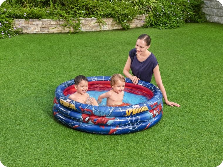 Bestway, Spider-Man, basen dmuchany, okrągły, 30-122 cm