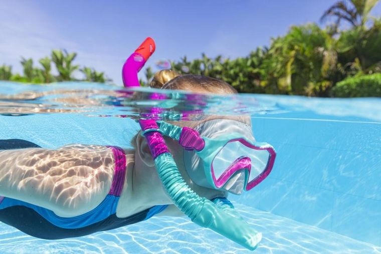 Bestway, zestaw do nurkowania, fioletowy, 24025