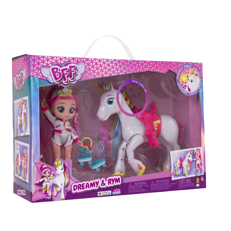 BFF, Dreamy & Rym, lalka modowa z jednorożcem