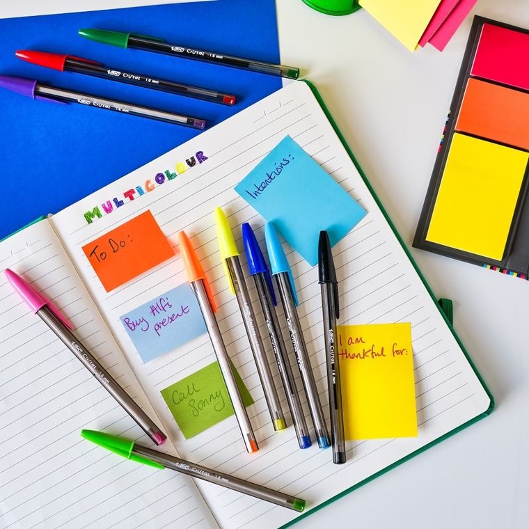 Bic, Cristal, Multi Colour, długopis, 15 szt.