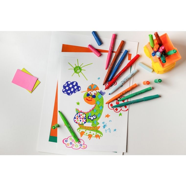 Bic, Kids, Visacolor XL, flamastry, 8 kolorów