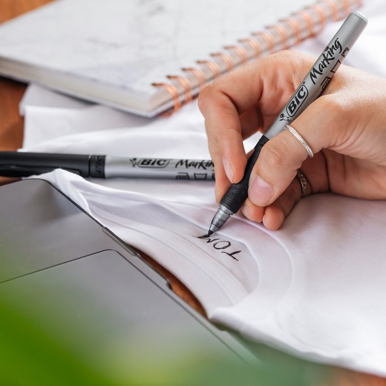 Bic, Marking Textile, marker permanentny do tekstyliów, czarny, 0,9 mm