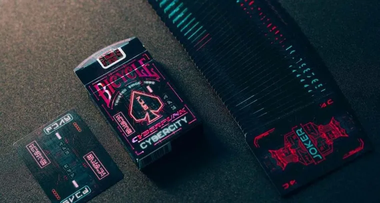 Bicycle, Cyberpunk Cyber City, karty do gry