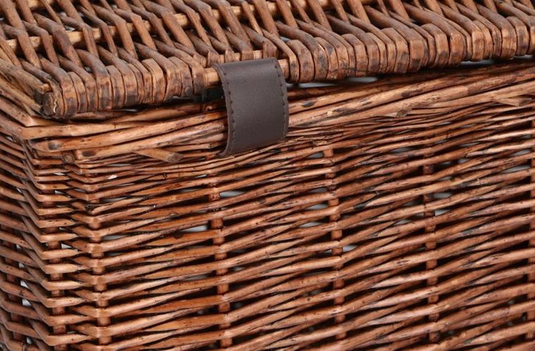 Bicycle Gear, wiklinowy koszyk rowerowy, na przód, 45-30-25 cm