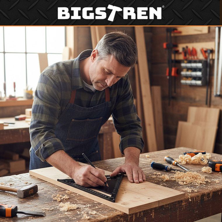 Bigstren, kątownik stolarski, 30-30 cm