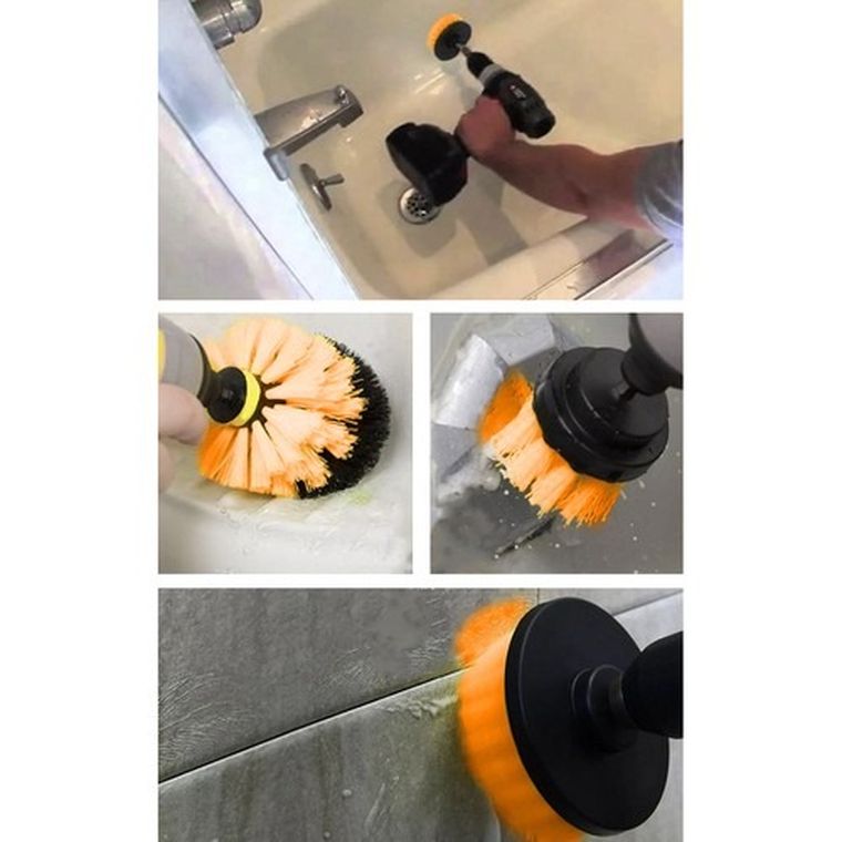 Bigstren, szczotki sprzątające na wiertarkę