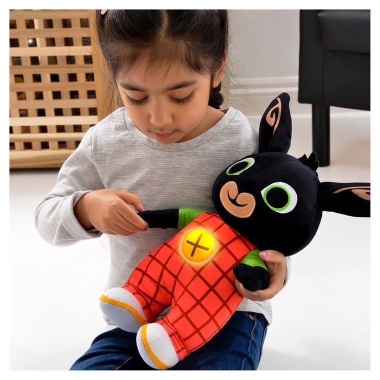 Bing, Królik Bing z przytulanką, maskotka interaktywna, 36 cm