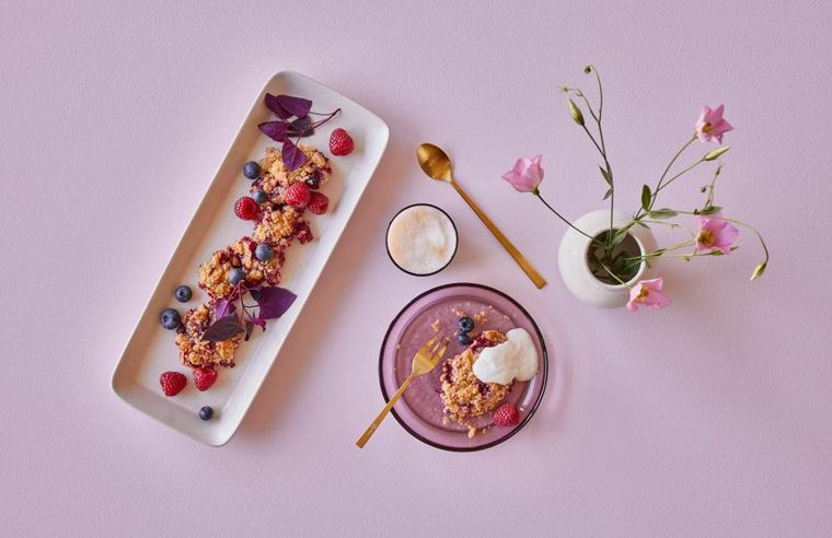 Bitz, Kusintha, talerz , pink, 18 cm