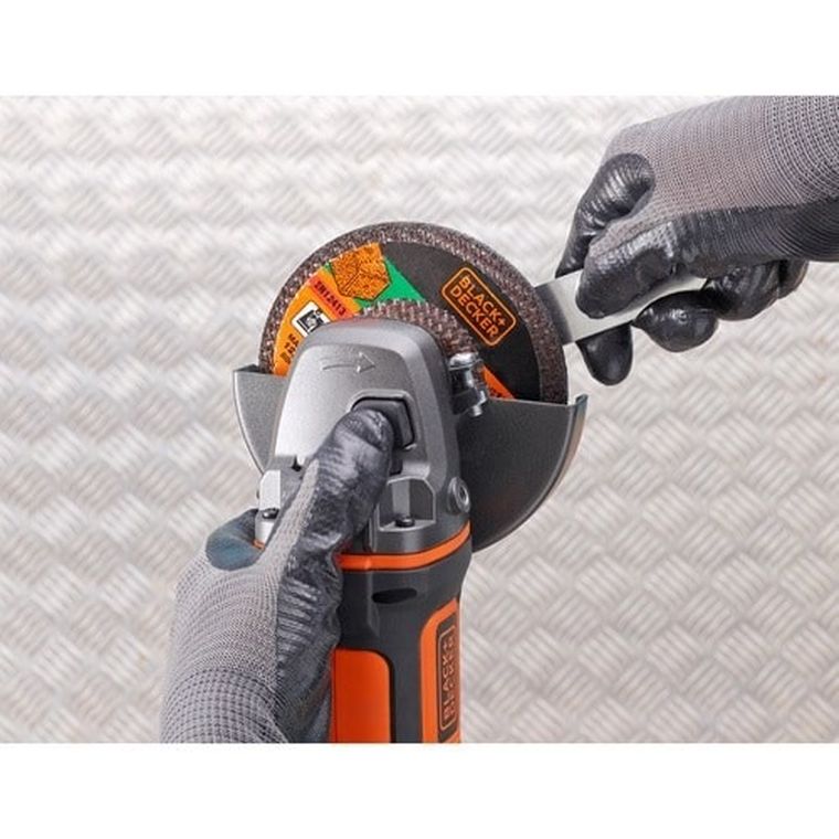 Black&Decker, szlifierka kątowa, bez akumulatora, 18V