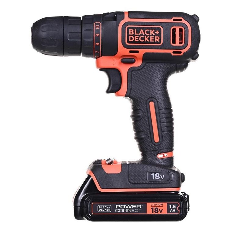Black&Decker, wiertarko-wkrętarka, 18V, BDCDC18BAFC-QW