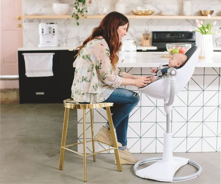 Bloom, Fresco Chrome, stelaż krzesełka, biały