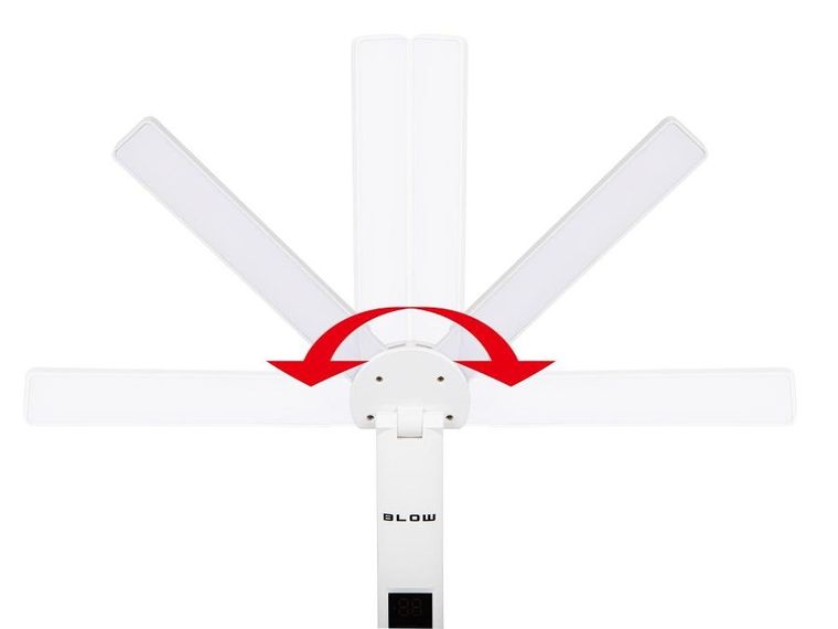 Blow, lampka biurkowa LED z zegarkiem, LB-24