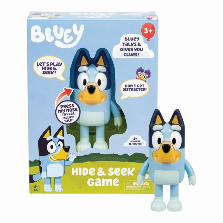 Bluey, interaktywna zabawka do zabawy w chowanego