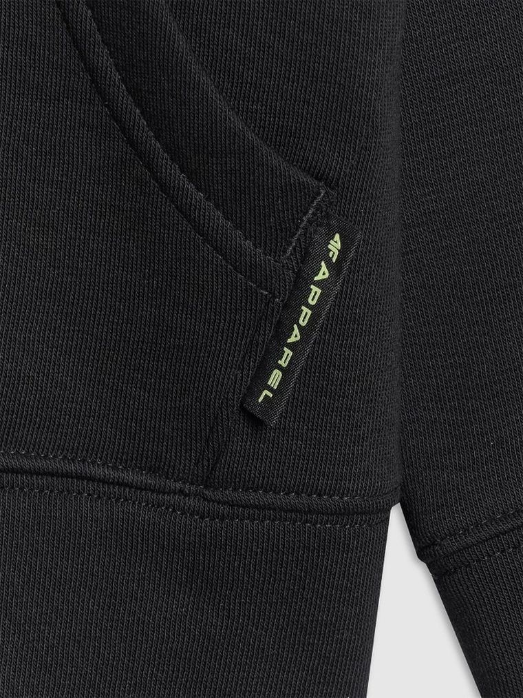 Bluza chłopięca, czarna, 4F