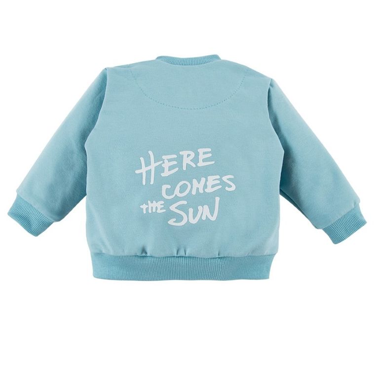 Bluza chłopięca, rozpinana, niebieska, Eevi