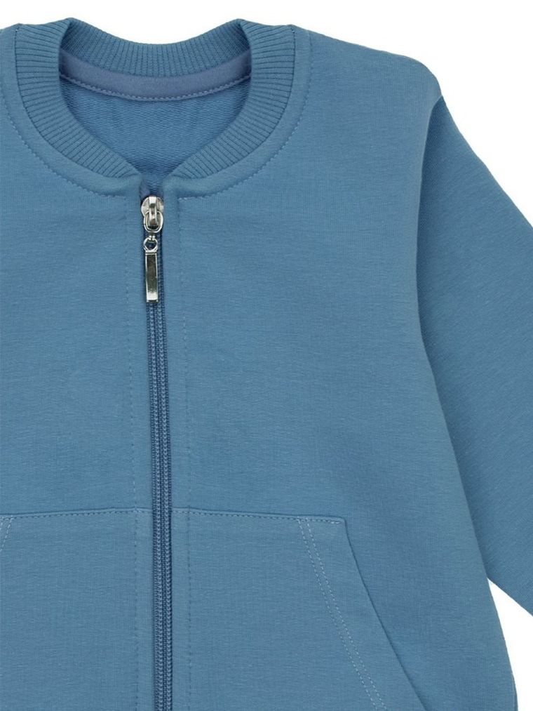 Bluza chłopięca, rozpinana, niebieska, Nicol