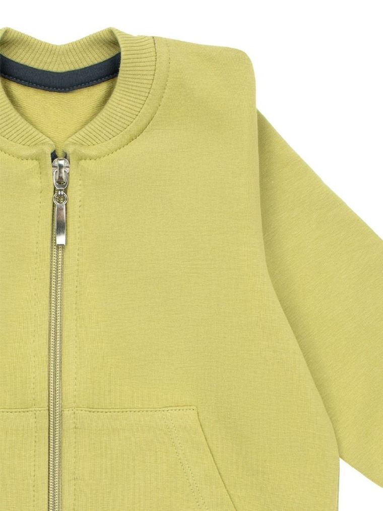 Bluza chłopięca, rozpinana, zielona, Nicol