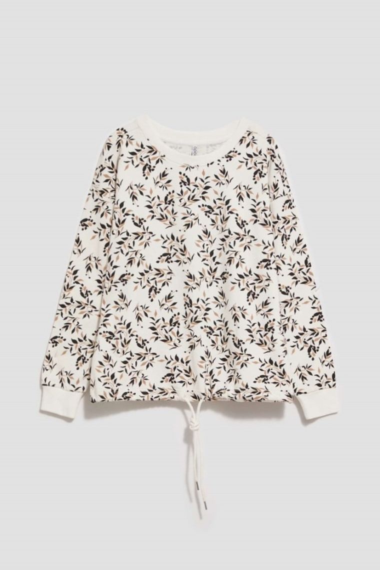 Bluza damska, biała, Moodo