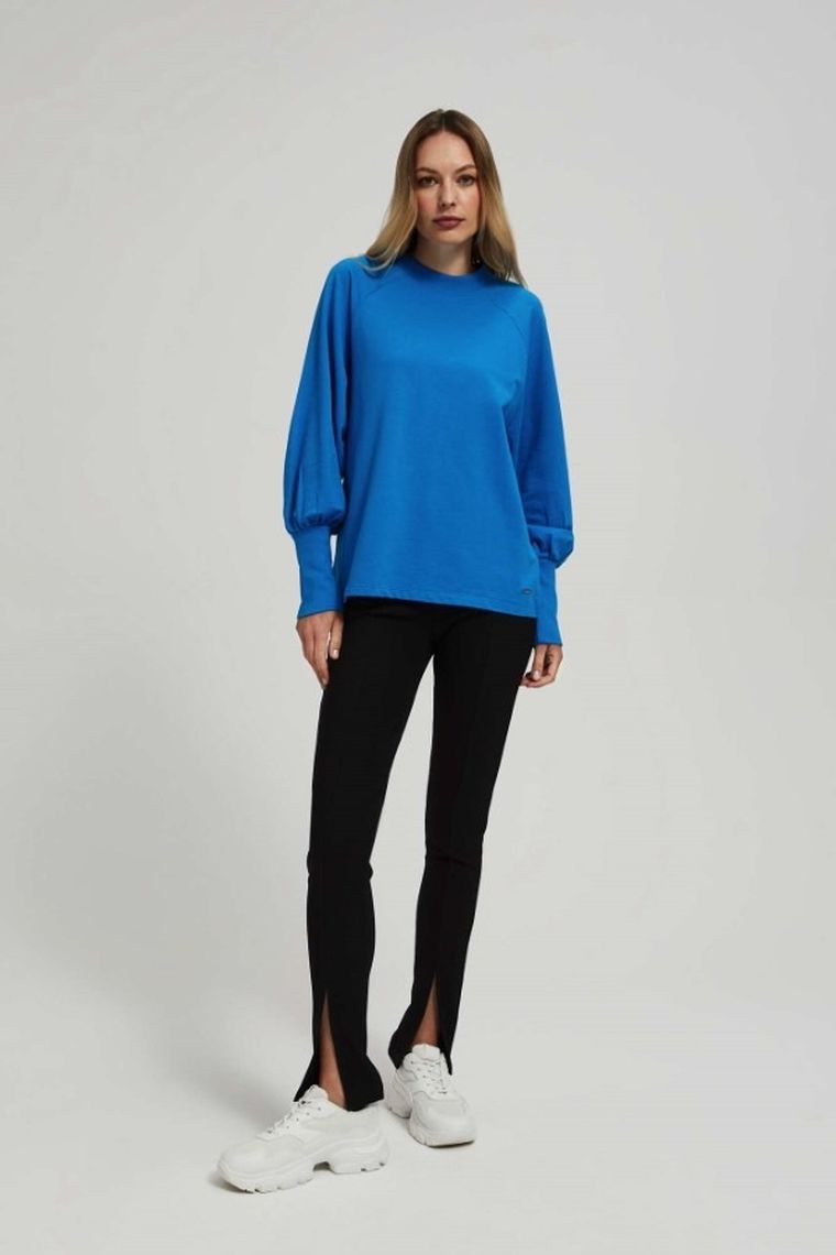 Bluza damska, niebieska, Moodo